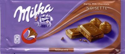 Milka Milk Chocolate Noisette, 100g