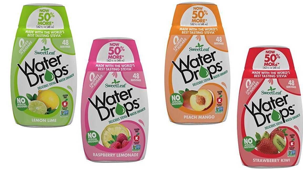 SweetLeaf Water Flavoring Drops - Stevia Water Enhancer, Sugar Free, Zero Calorie Water Additive for Flavor, Contains Monk Fruit Extract, Gluten Free, Keto Friendly - 1.62 Fl Oz (Variety Pack of 8)