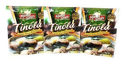 Mama Sita&#39;s Mixed Spices, Marinades, Sauces and Seasonings 3 Packs (Tinola Ginger Soup Base Mix)