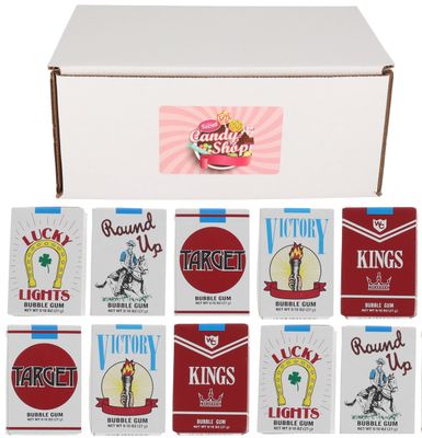SECRET CANDY SHOP World&#39;s Bubble Gum Cigarettes In a Box (Pack of 10)