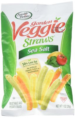 Sensible Portions Garden Veggie Straws, Sea Salt