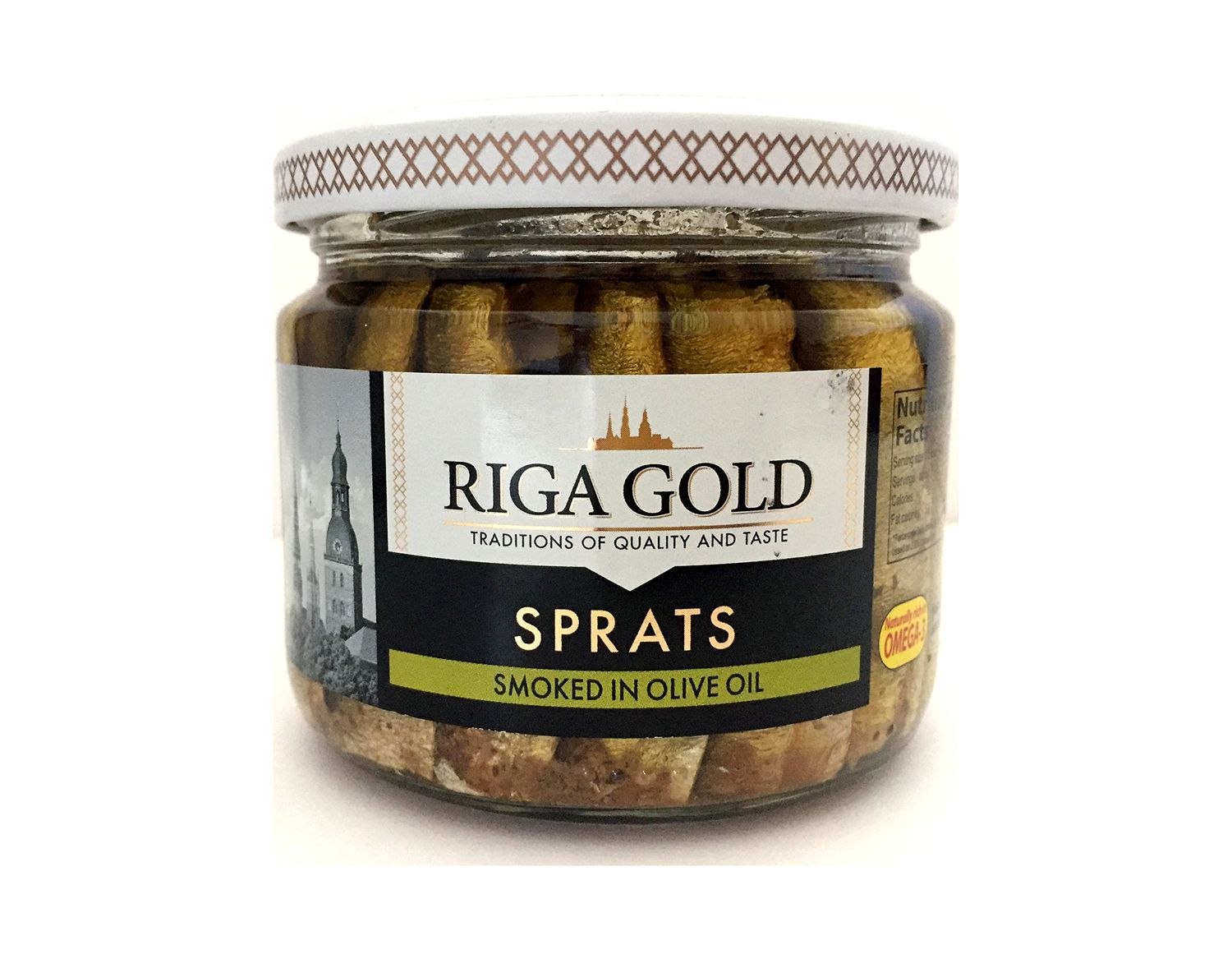 Riga Gold Smoked Sprats in Olive Oil, 270g - Wild Caught