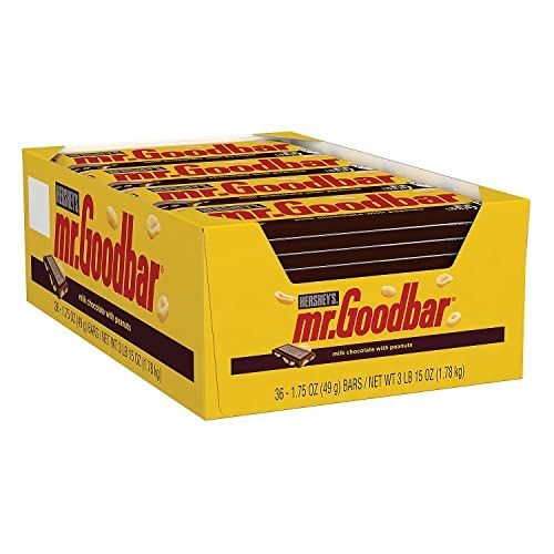 HERSHEY&#39;S MR. GOODBAR Chocolate with Peanuts Candy Bars, 1.75 oz (36 Count)