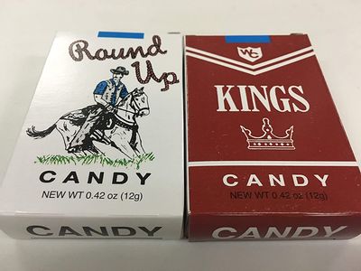 2 PACKS CANDY CIGARETTES