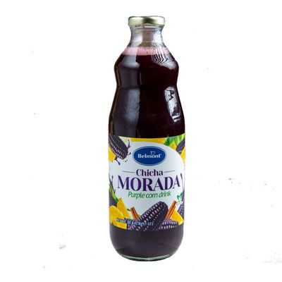 Belmont Trading - Belmont Natural Products - Chicha Morada - Purple Corn Drink Juice Not from Concentrate, 33.8 oz