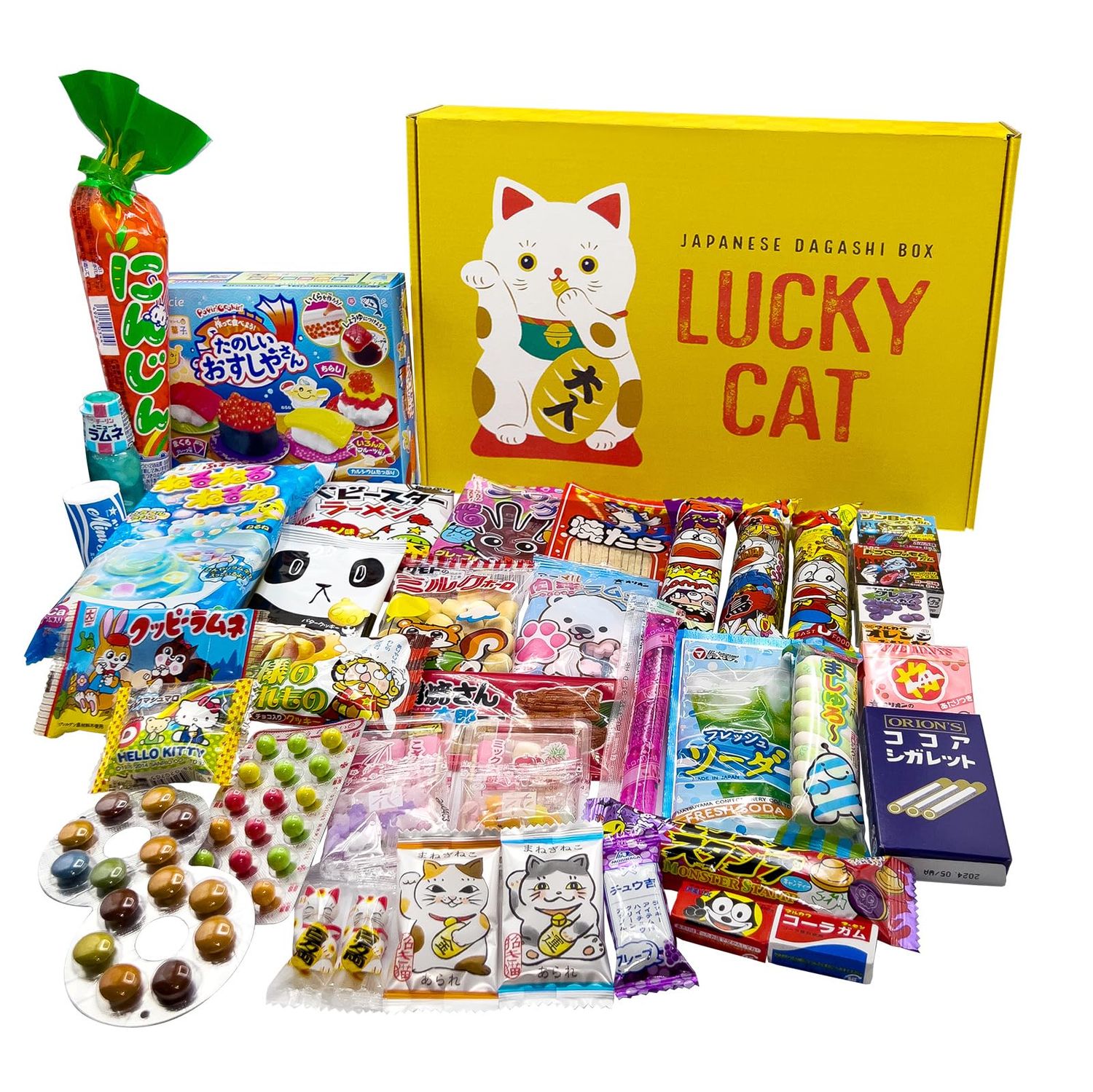 Japanese Snack Assortment 40 pcs of 32 types Full of DAGASHI, OHIMESAMA Snack Selection (L)