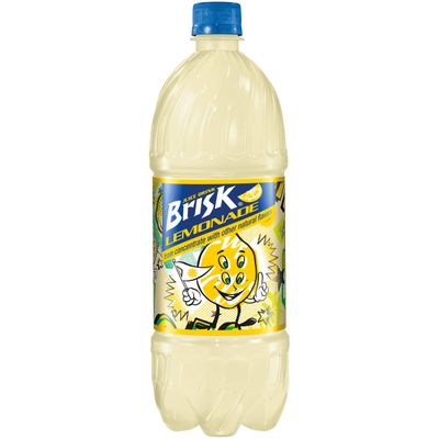 Brisk Lemonade Juice Drink 1Liters (Pack of 8)