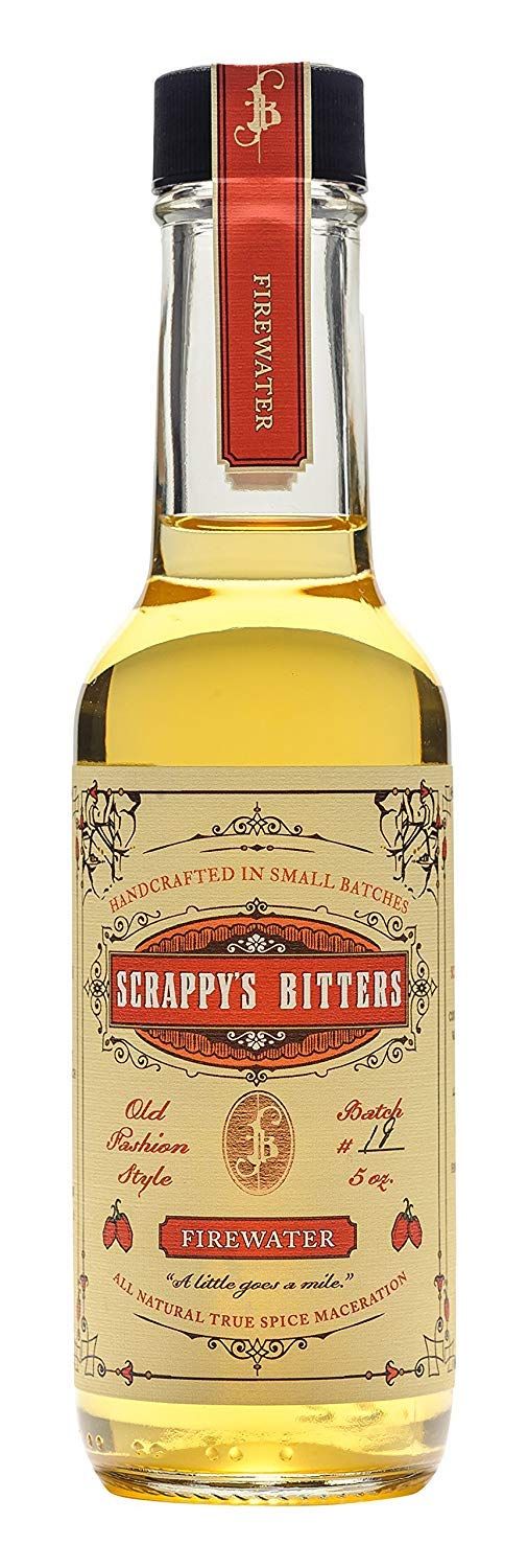 Scrappy&#39;s Bitters - Firewater, 5 oz - Organic Ingredients, Finest Herbs &amp; Zests, No Extracts, Artificial Flavors, Chemicals or Dyes. Made in the USA!