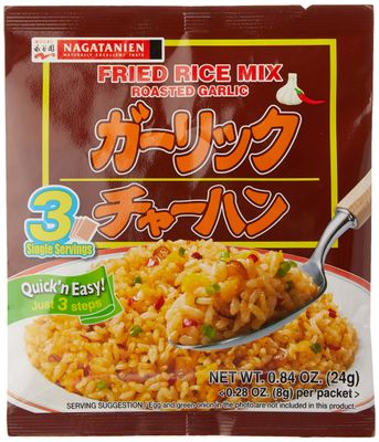 Nagatanien, Fried Rice Mix-Roasted Garlic Flavor, 0.84 Ounce (Pack of 3)