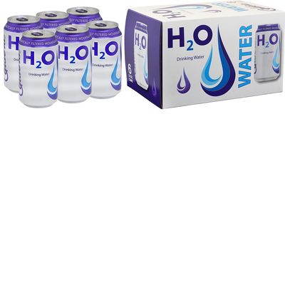 Caldera Carbon Filtered Mountain Water, 12 Oz Cans (6 Pack), Still Water, Purified Water, Canned Water, No Additives, Shun the Plastic!