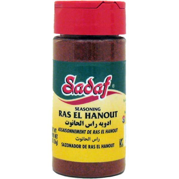 Sadaf Ras El Hanout Seasoning - Ancient Moroccan Blend of Spices - Perfect for your couscous, tagine, b&#39;stila and more (2 Oz bottle)