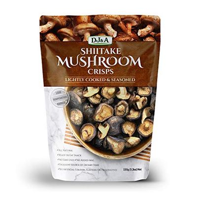 DJ&amp;A SHIITAKE MUSHROOM CRISPS 5.29oz/ 150g (1)