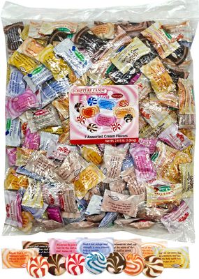 Scripture Candy, Assorted Cream Flavor Hard Candy, 180 Pieces