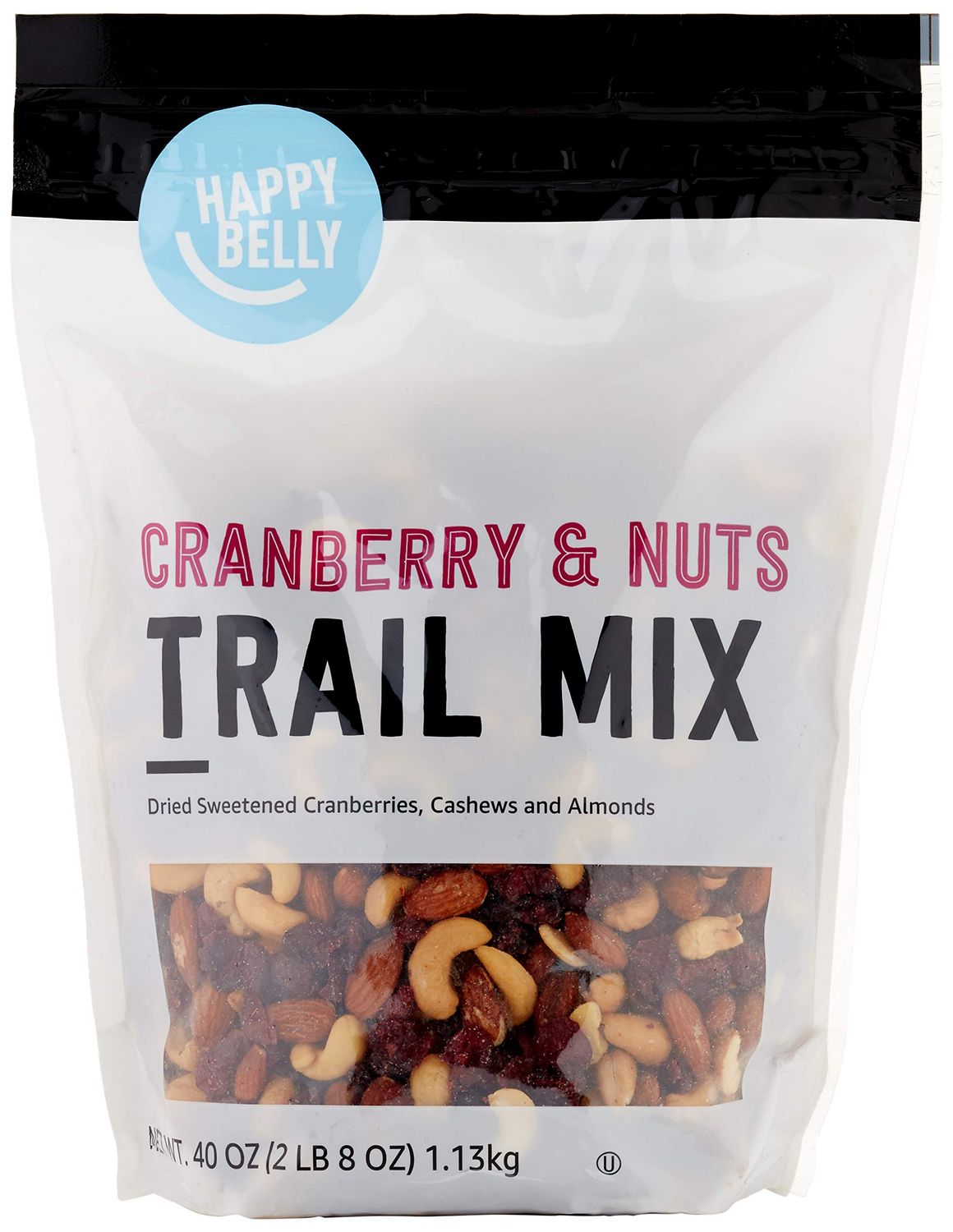Amazon Brand - Happy Belly Cranberry &amp; Nuts Trail Mix, 2.5 pound (Pack of 1)