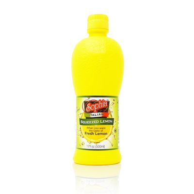 Sophia Italian Lemon Juice from Sicily - 17oz (1-pack)