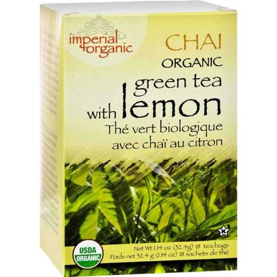 Uncle Lee&#39;s Tea Organic Imperial Lemon Chai Tea 18 Bags
