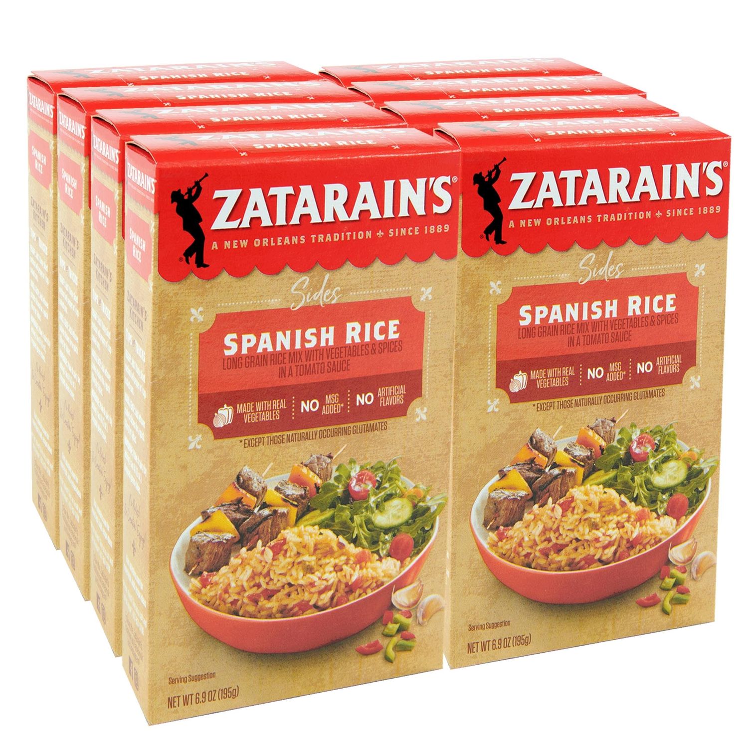 Zatarain&#39;s Spanish Rice, 6.9 oz (Pack of 8)