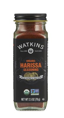 Watkins Gourmet Organic Spice Jar, Harissa, 2.5 oz. Bottle, 3-Pack