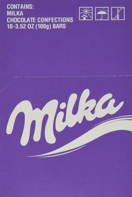 Milka White Chocolate, 3.52-Ounce Bars (Pack of 10)