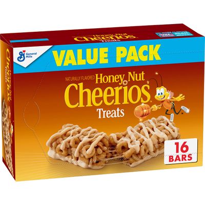 Honey Nut Cheerios Breakfast Bars, Value Pack, 16 Bars