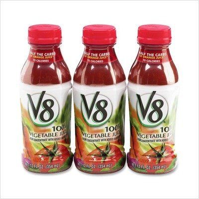 V8 Vegetable Juice, 12 oz. plastic bottle (12 pack)