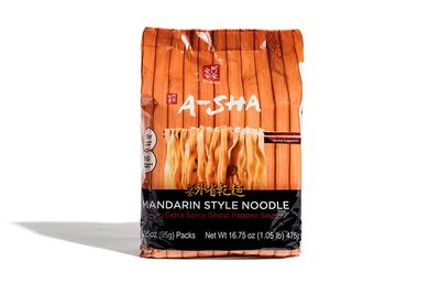 A-SHA Healthy Air Dried Ramen Noodles, Spicy Ghost Pepper Sauce, 5 Servings