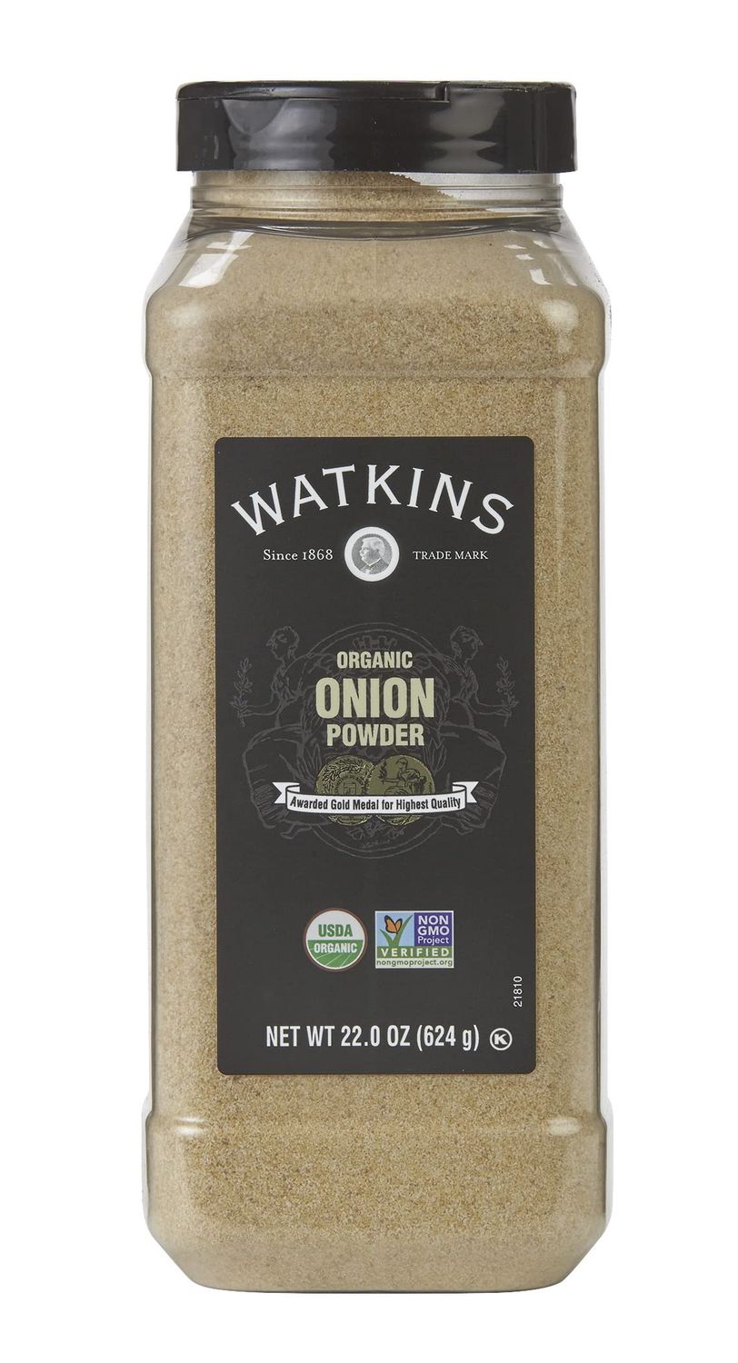 Watkins Gourmet Spice, Organic Onion Powder, Bulk Food Service Size, 22 oz (Pack of 1)