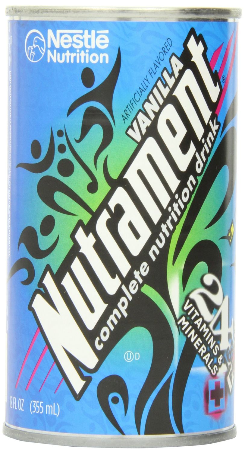 Nutrament Energy and Fitness Drink, Vanilla, 12 Ounce Cans (Pack of 12)