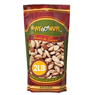 Brazil Nuts - 2 Pounds, Shelled, Raw, Natural, No Preservatives Added, NO PPO, 100 Percent Natural We Got Nuts
