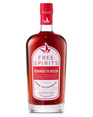Free Spirits NonAlcoholic Vermouth Rosso  Platinum Medal Winning Sweet Vermouth Alternative  Low Calorie Vegan GlutenFree with Vitamins  Natural Ingredients for Delicious Cocktails  750 ml Bottle