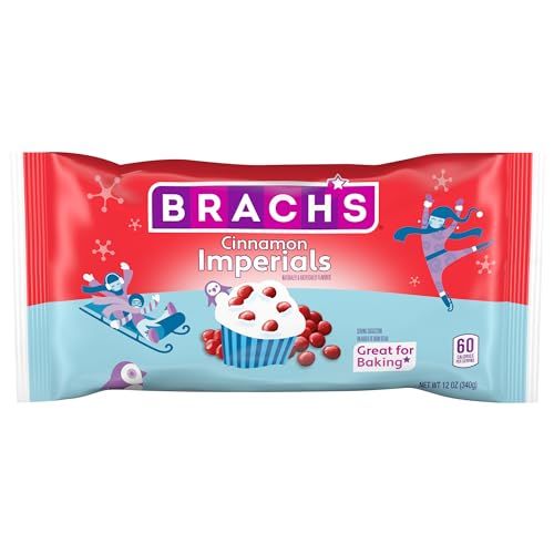 Brach&#39;s Cinnamon Imperials Candy, 12 Oz - Perfect for Festive Candy Dishes and Baking