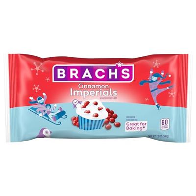 Brach&#39;s Cinnamon Imperials Candy, 12 Oz - Perfect for Festive Candy Dishes and Baking