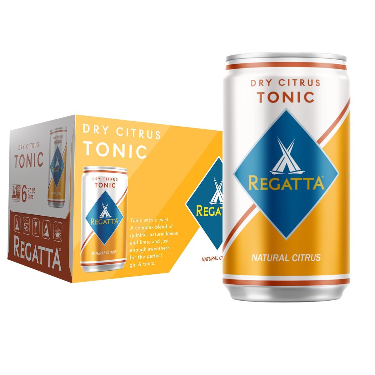 Dry Citrus Tonic Water by Regatta Craft Mixers, Voted Best Tonic at the 2023 Sip Awards.