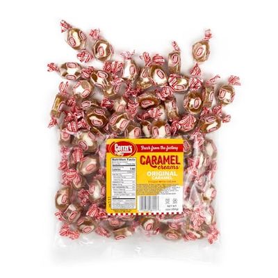 Goetze&#39;s Candy Vanilla Caramel Creams - 2 Pound Bag (32 Ounces) - Fresh from the Factory