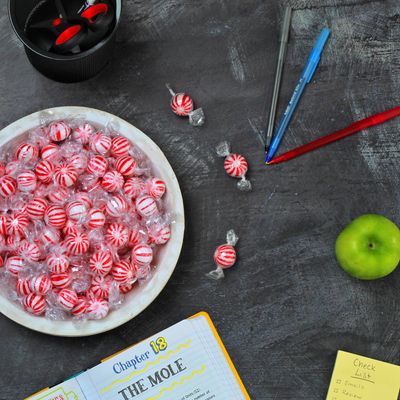 Peppermint Balls - 5 Pounds - Peppermint Bulk Hard Candy - Red and White Striped Hard Candies - Valentine's Day Bulk Red Candy - Individually Wrapped Candy - Peppermint Canes Candy