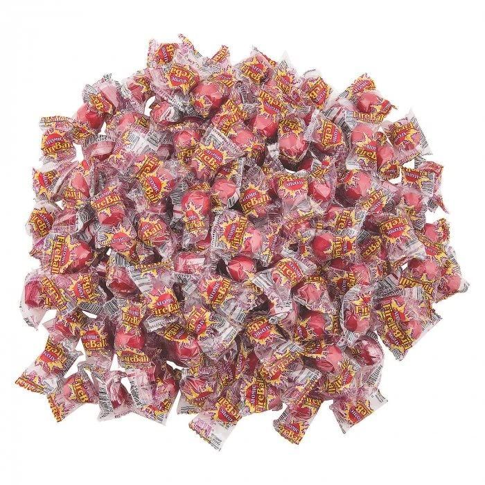 ATOMIC Fireballs - Fireball Candy Bulk - 1 LB - Hot Jawbreakers - Individually Wrapped - Spicy Red Hot Cinnamon Hard Candy