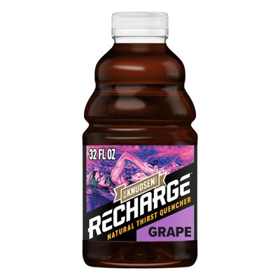 R.W. Knudsen Recharge Grape Sports Drink with Electrolytes, 32 fl oz (Pack of 6)