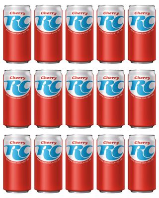 Generic RC Cola (( Royal Crown Cola )) Soda Cans, 12 Fl Oz (15 Pack, RC Cherry)