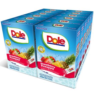 Dole Strawberry Pineapple - Powder Drink Mix - Sugar Free &amp; Delicious, Makes 72 Flavored Water Beverages