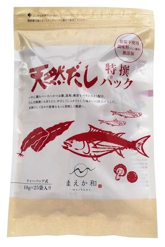 Maekawa-tasteNatural Soup Stock pack, 10gx25PSpecial Selection, Japanese Dashi, Product in Japan
