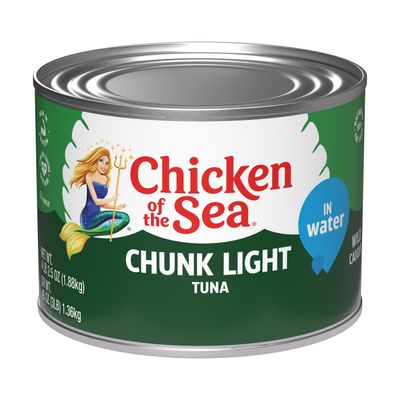 Chicken of the Sea Chunk Light Tuna in Water, Wild Caught Tuna, 66.5-Ounce Can (Pack of 1)