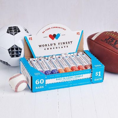 World&#39;s Finest Chocolate - 60 Candy Bar - Fundraising Chocolate Variety Pack