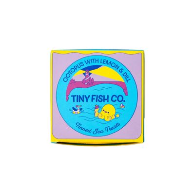 Tiny Fish Co. Octopus with Lemon &amp; Dill | Wild Caught in the Waters of the Pacific Northwest - 3.5oz