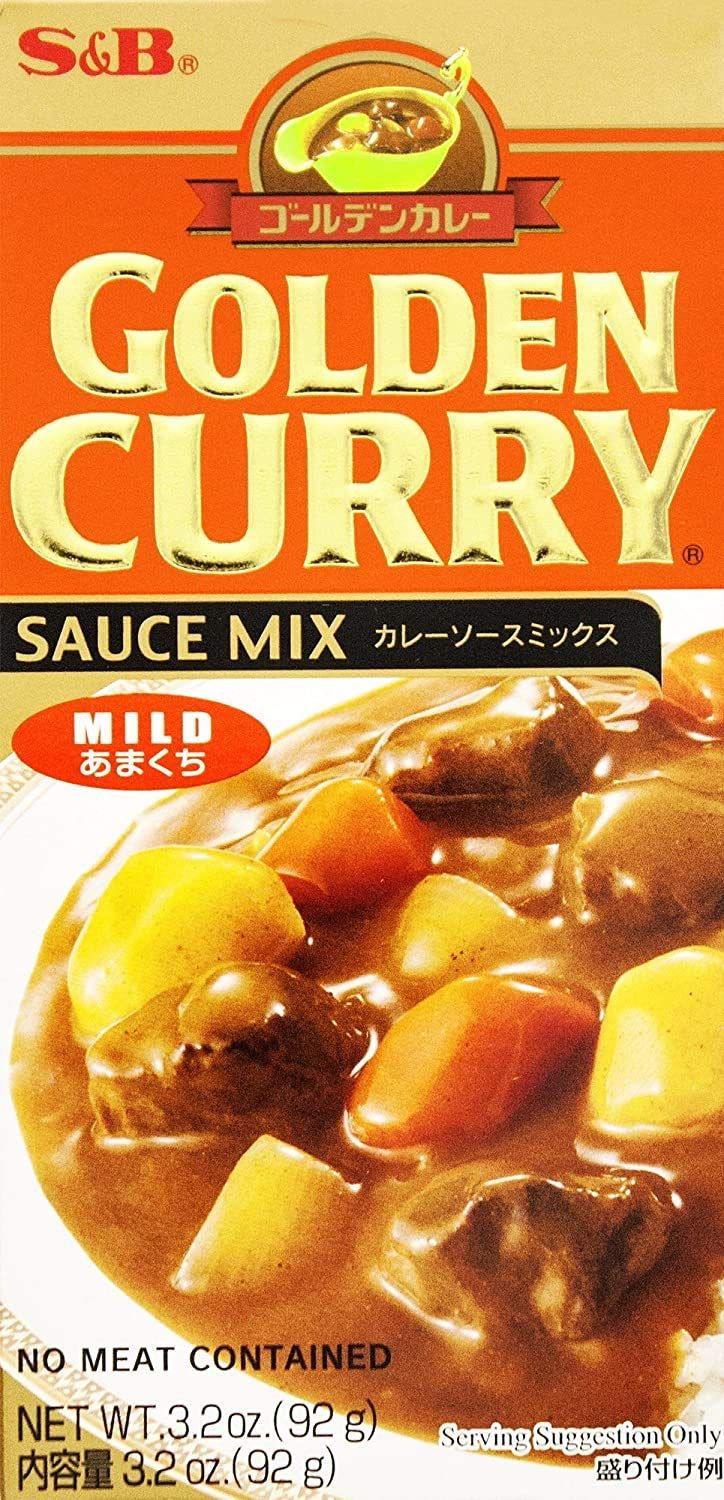 S&amp;B, Golden Curry Sauce Mix, Mild, 3.2 oz