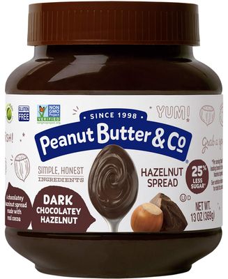 Peanut Butter &amp; Co. Hazelnut Spread, Dark Chocolatey Hazelnut, Gluten Free &amp; Non-GMO, 13 Oz (Pack of 6)