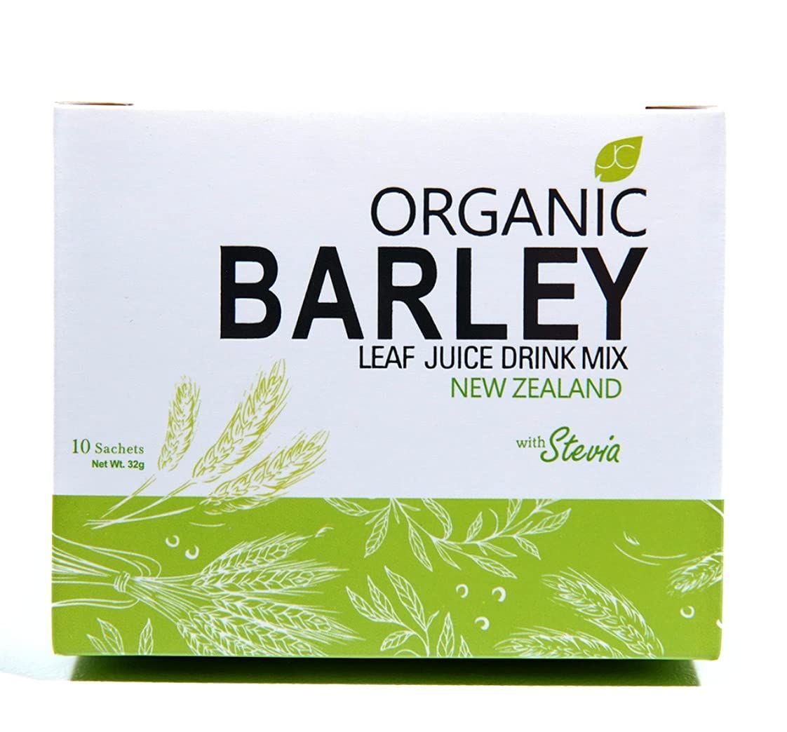 JC Barley Grass Juice Powder Organic Leaf Juice Drink Mix with Stevia from New Zealand