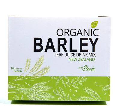 JC Barley Grass Juice Powder Organic Leaf Juice Drink Mix with Stevia from New Zealand