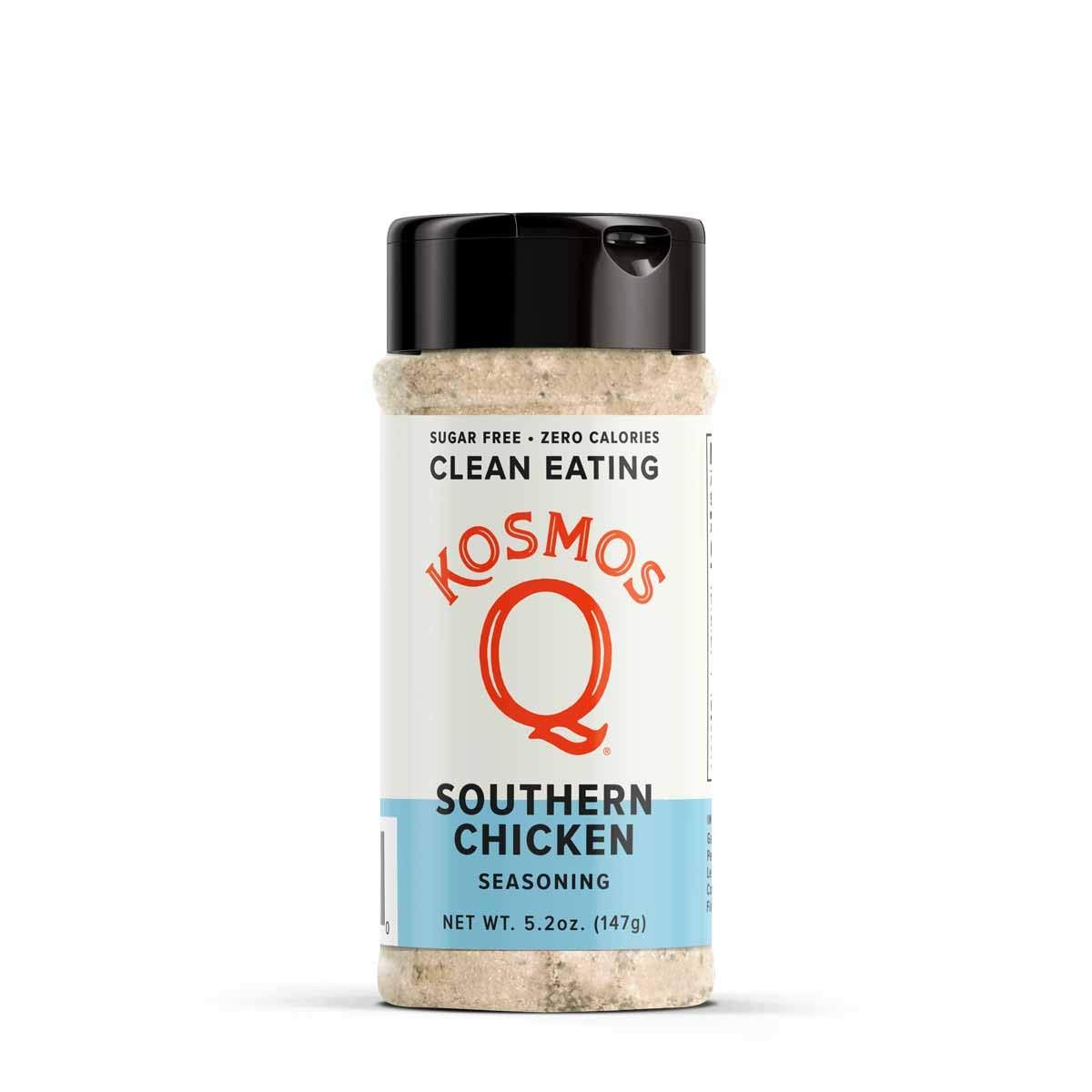 Kosmos Q Southern Chicken Seasoning | All-Purpose Spice Mix | All-Natural Cooking Herbs &amp; Spices | Paleo &amp; Keto Diet Friendly Flavor Blend | MSG-Free, Zero Calories | 5.2 oz. Shaker Bottle