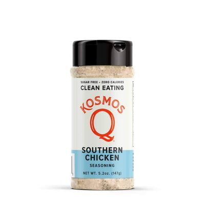 Kosmos Q Southern Chicken Seasoning | All-Purpose Spice Mix | All-Natural Cooking Herbs & Spices | Paleo & Keto Diet Friendly Flavor Blend | MSG-Free, Zero Calories | 5.2 oz. Shaker Bottle Kosmos Q Southern Chicken Seasoning | All-Purpose Spice Mix | All-Natural Cooking Herbs & Spices | Paleo & Keto Diet Friendly Flavor Blend | MSG-Free, Zero Calories | 5.2 oz. Shaker Bottle
