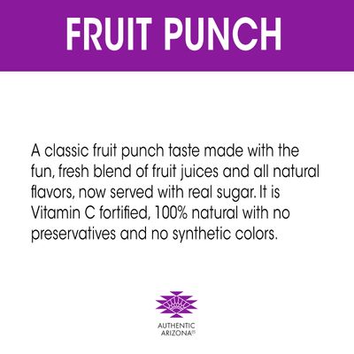 Arizona Fruit Punch Drink, Tetra Box, 216 Fl Oz, Pack of 32